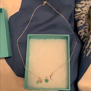 Cute Tiffany & Co. sterl blue dangle star pendant